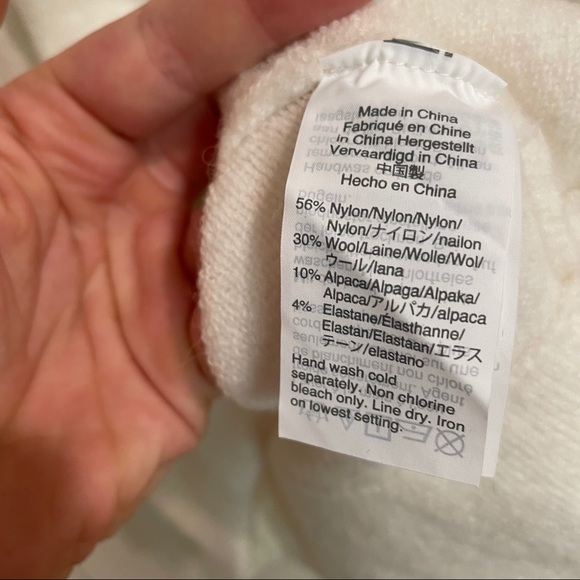 Madewell crisscross cozy white sweater - Picture 5 of 5